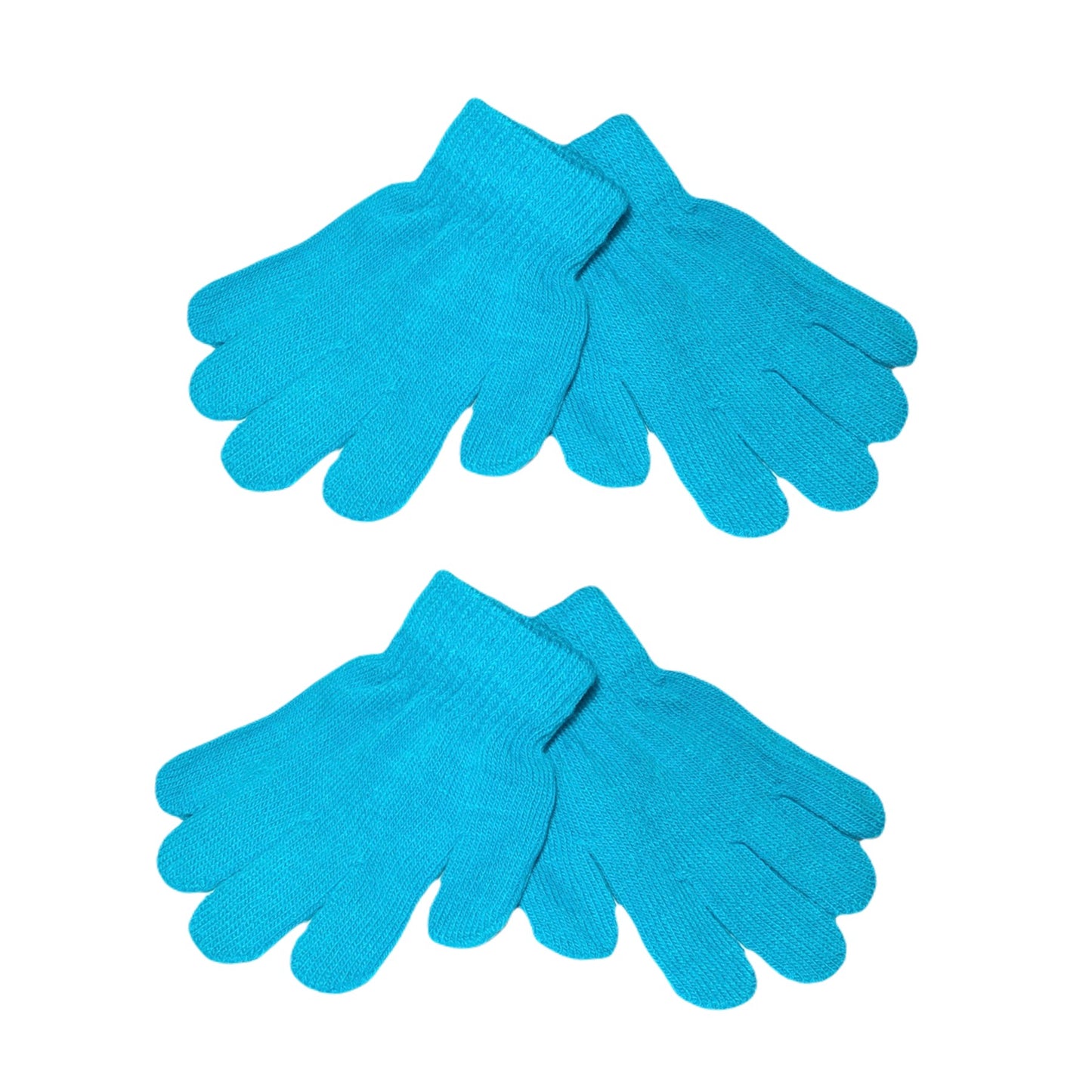 Pack of 2 kids gloves for age 3 - 7 years