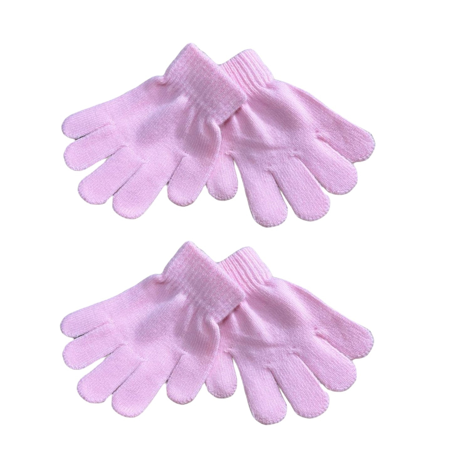 Pack of 2 kids gloves for age 3 - 7 years