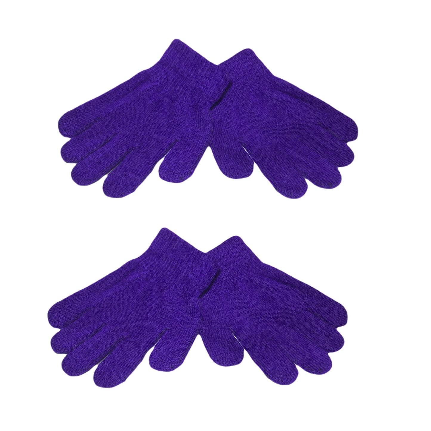 Pack of 2 kids gloves for age 3 - 7 years