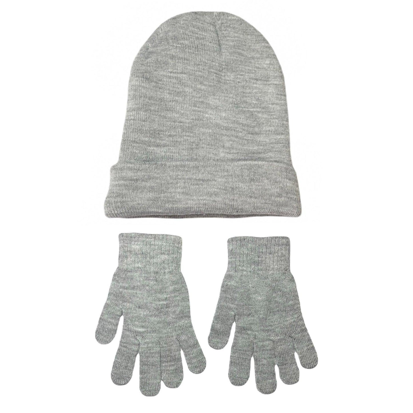 Hat and gloves set for boys & girls age 8-12