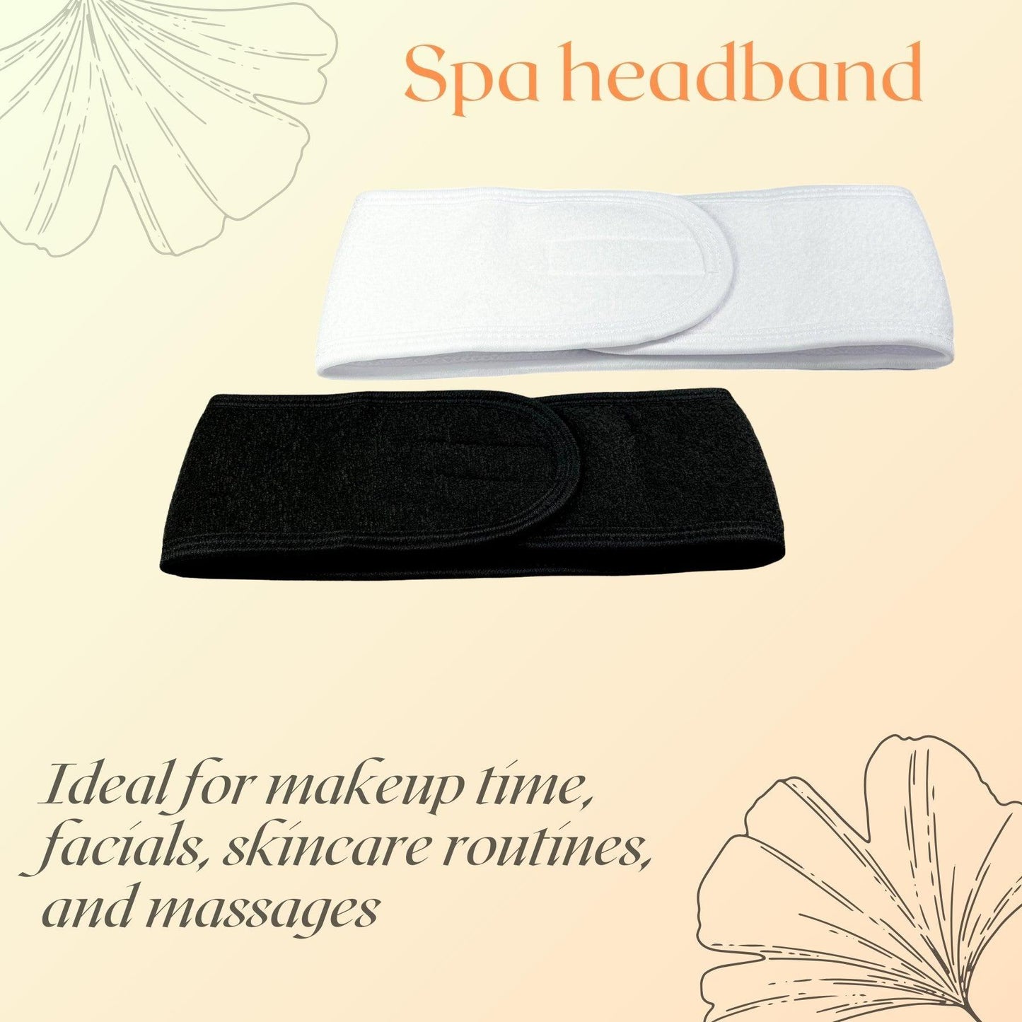 Pack of 2 Spa headband Unisex Facial Headbands for Women & Girls