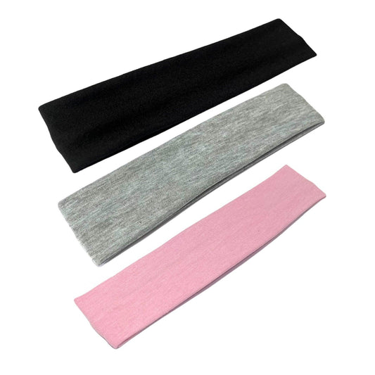 3 Pack Headbands 5cm wide by WESTEND CHOICE Headbands 5cm wide headband, all headbands, boys, girls, kids, men, women