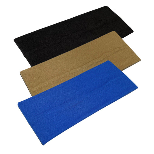 3 Pack Headbands 9cm wide by WESTEND CHOICE Headbands all headbands, men, women