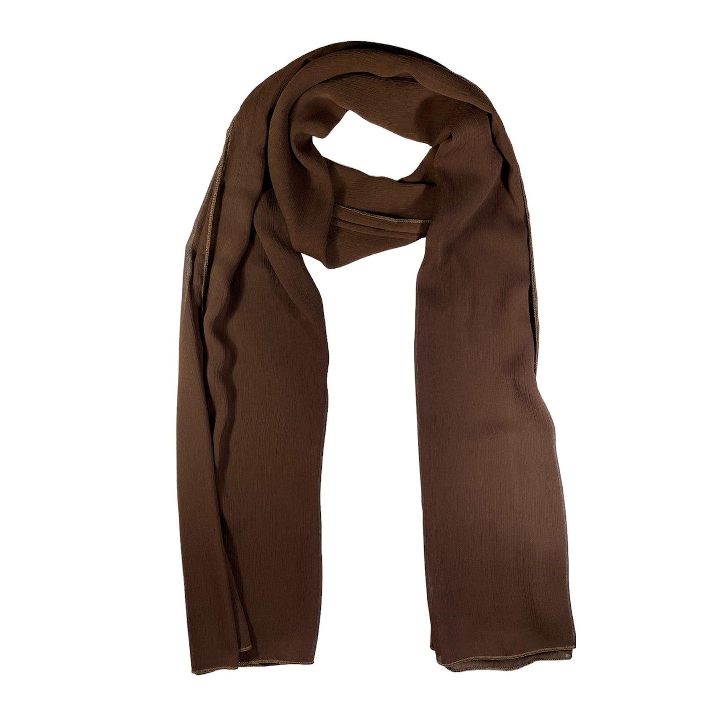 Crepe chiffon scarf 180 x 70 cm by WESTEND CHOICE Scarves & Shawls all scarves, chiffon scarves, crepe chiffon scarves, women
