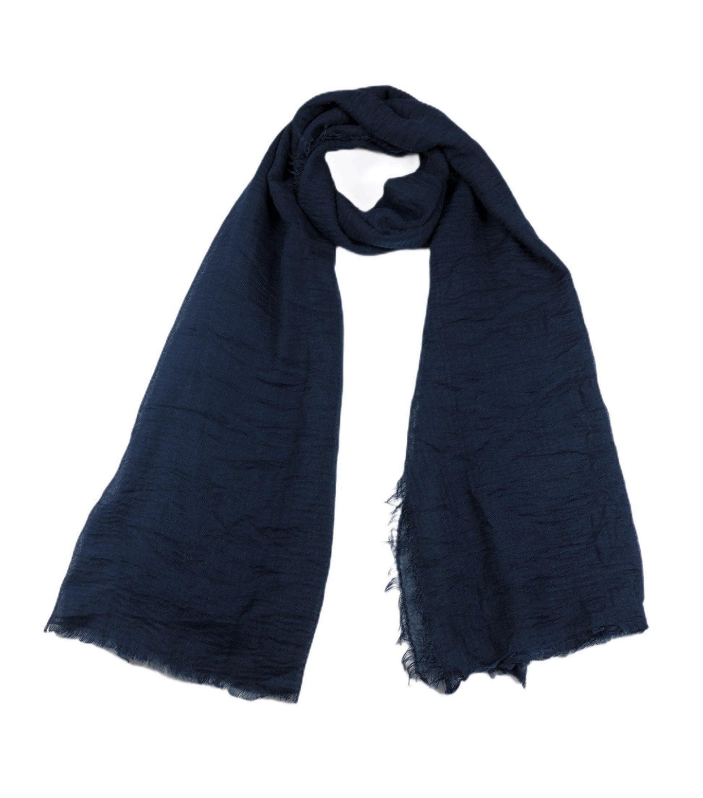 Crinkle viscose scarf 190 x 90 cm by WESTEND CHOICE Scarves & Shawls all scarves, viscose scarves, women