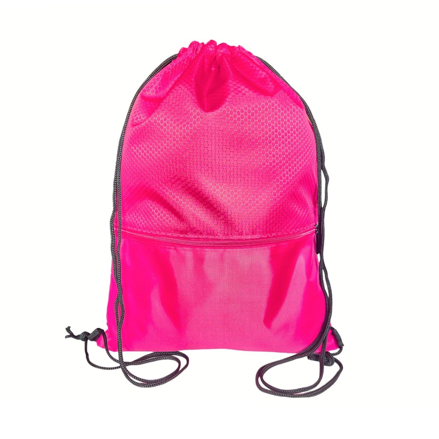 Drawstring bag with front zip pocket gym school bag by WESTEND CHOICE Backpacks backpacks, boys, drawstring bags, girls, kids, men, women